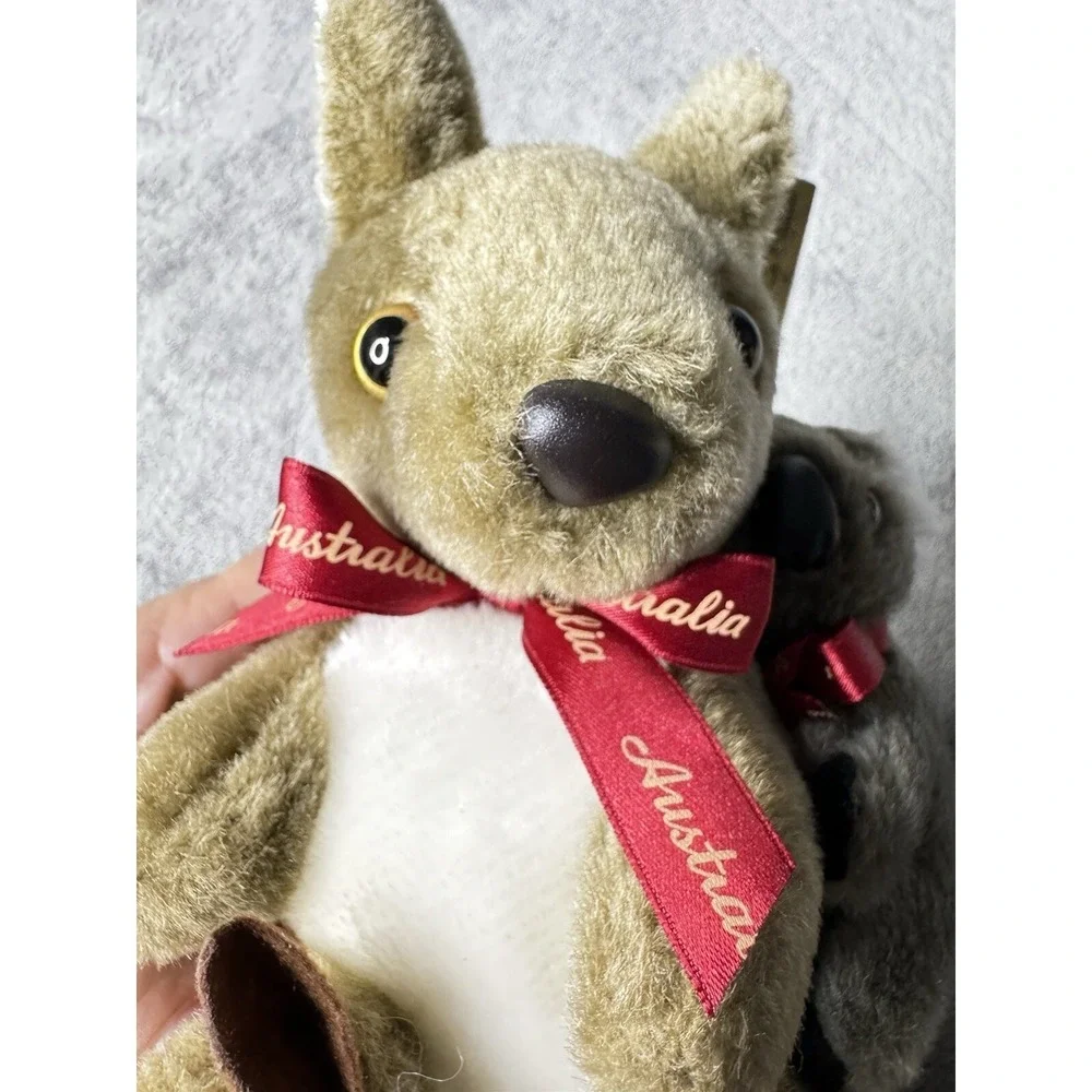 I ❤️AUS Australia Kangaroo W/Baby Joey & Koala Bear Plush Stuffed Animal Toy 11